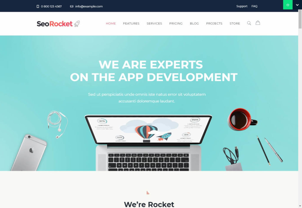 The SEO Rocket Theme