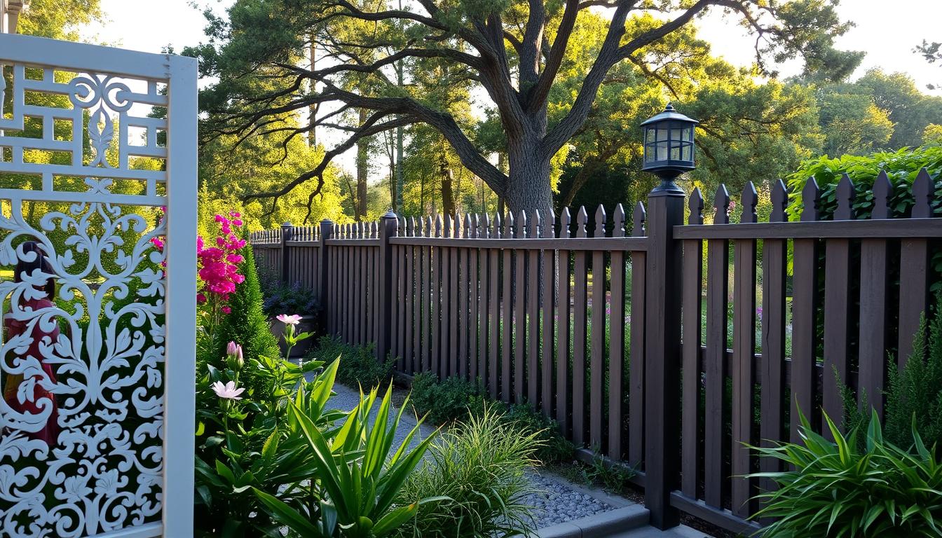 decorative privacy fence ideas
